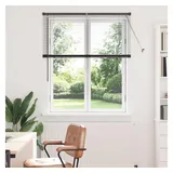 vidaXL Aluminium-Jalousie 130 x 110 cm Schwarz