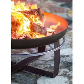 Cook King Feuerschale VIKING Ø 100 cm Schwarz