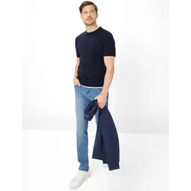 Brax Rundhalspullover Blau XXXL