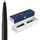 Waterman Kugelschreiber Impression schwarzer Lack CT M Blau Geschenkbox