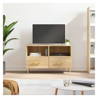 Furnicato TV-Schrank Sonoma-Eiche 80x36x50 cm Holzwerkstoff