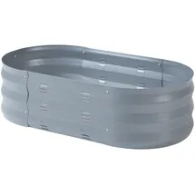 casa.pro Pflanzbeet Alfedena oval 90 x 25 x 50 cm