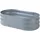 casa.pro Pflanzbeet Alfedena oval 90 x 25 x 50 cm