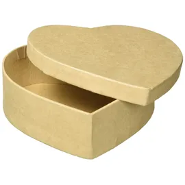 Glorex  Herz-Box Pappe 12 x 12 x 3,8 cm