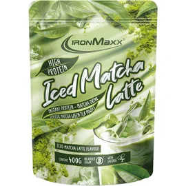 ironmaxx® nutrition gmbh & co. kg Iced Matcha Latte Pulver 400 g