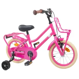 vidaXL Kinderfahrrad 16 Zoll Dunkelrosa