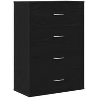 VidaXL Sideboard Schwarze Eiche 60 x 31 x 84