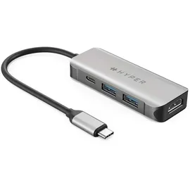 Targus Hyper HyperDrive EcoSmart Gen.2 Universal USB-C 4-in-1 Hub w 100 W PD Power Pass-thru