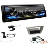 JVC Digital Receiver Autoradio Bluetooth DAB+ für Seat Altea Altea XL anthrazit