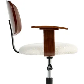 Beliani GUNNISON Bouclé Cremeweiß