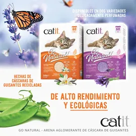 Catit Go Natural!, Katzenstreu mit Vanilleduft - Orange - One Size