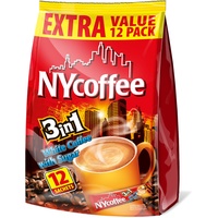 MOKATE® 3 in 1 XXL Instantkaffee Classic | 12 Sticks | Instant Kaffee Getränkepulver aus löslichem Bohnenkaffee Smooth & Creamy Pulver Getränke Cremiger Geschmack Intensives Aroma