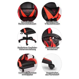Trisens ts-bs811 Gaming Chair rot