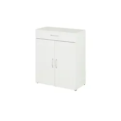 Schuhschrank  Multischrank-System ¦ weiß ¦ Maße (cm): B: 80 H: 98 T: 40.0