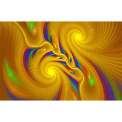 Fototapete PAPERMOON "ABSTRAKT DESIGN-MUSTER STRUKTUR", bunt, B:3,50m L:2,60m, Vlies, Tapeten