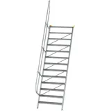 Günzburger MUNK Aluminium-Treppe Stufen 60° 13 Stufen