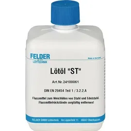 Felder Lötöl ST 500 ml Flasche DIN/EN29454-1