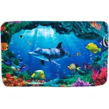 Sanilo Badteppich Delphin Korallen 50 x 80 cm