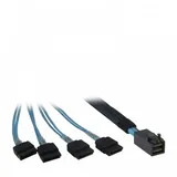 Inter-Tech SFF 8643-4X SATA 0,5m