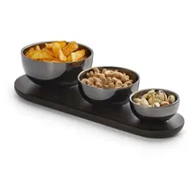 philippi TRIO Schalen-Set, mit Holztablett