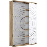 VCM CD-Regal 60 x 18 x 92 cm Braun
