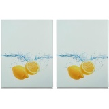 Zeller Lemon Splash 40 x 52 cm Herdabdeckplatten 2 St.