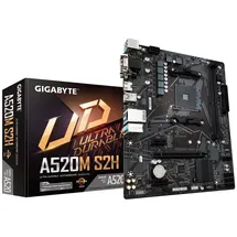 Gigabyte A520M S2H Micro ATX Mainboard Sockel AM4