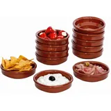 Mambocat 12er Set Cazuela Ton-Schale Bruno Ø 12cm Größe S Mittelalter Wikinger