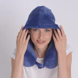 TravelBlue Kapuzen-Ruhekissen blau