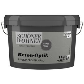 SCHÖNER WOHNEN Beton-Optik Effektspachtel 1 kg grau