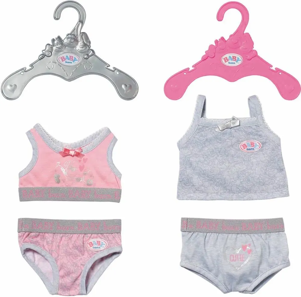 BABY born® Unterwäsche - Rosa oder Grau