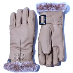 Gelbe Handschuhe - Damen GELB M