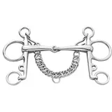 Sprenger Pelham-Gebiss einfach gebrochen 13,5 cm Edelstahl mehrfarbig