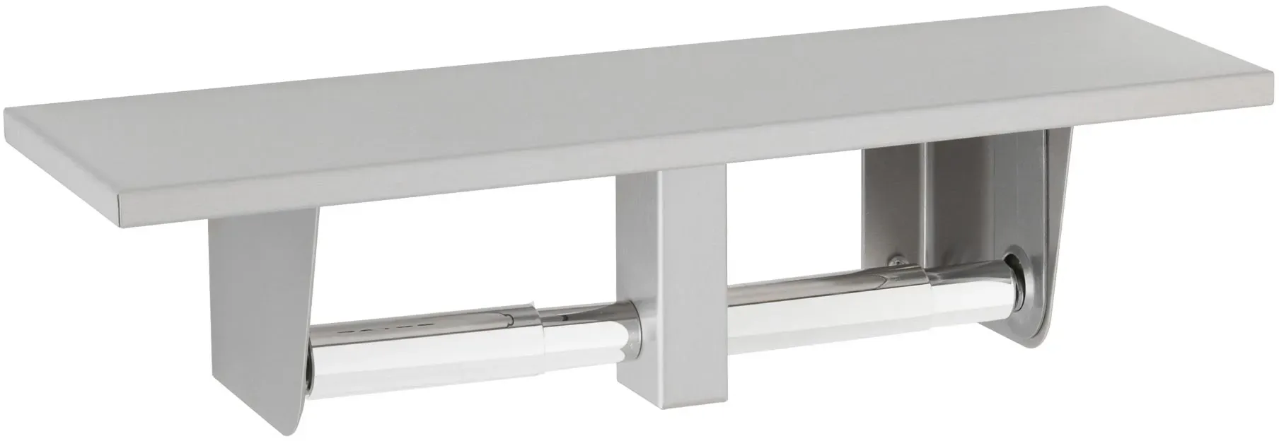 Bobrick B-2840 WC-Papierrollenhalter mit Ablage für 2 Rollen 1 Spender