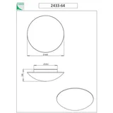 Fabas Luce FABAS Deckenleuchte Pandora Glas 46 cm