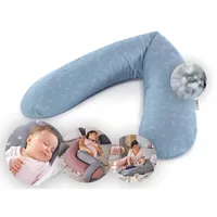 Theraline Stillkissen 190 cm Vogel Blau