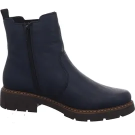 Rieker Damen Chelsea Boots Z3561, Frauen Stiefeletten,Booties,halbstiefel,Kurzstiefel,uebergangsschuhe,uebergangsstiefel,blau (14),41 EU / 7.5 UK