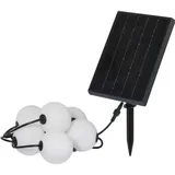 Sygonix Solar-Lichterkette 2,4 W 10 m Weiß Schwarz