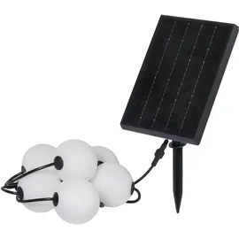 Sygonix Solar-Lichterkette 2,4 W 10 m Weiß Schwarz