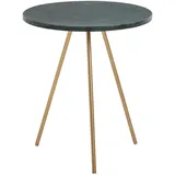 KADIMA DESIGN Beistelltisch Ø 38 x 44 cm Grün/Gold