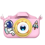 Avizar, Digitalkamera für Kinder mit Doppelobjektiv Astro HD-Qualität, Rosa