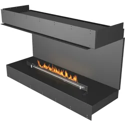 Planika Forma Panorama [Ethanol Einbau Gehäuse mit Automatikbrenner]: 1200 mm