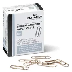 Büroklammer, Metall, 32 mm, verkupfert 100 Stück