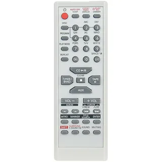 ALLIMITY EUR7711150 Ersatz Fernbedienung passend für Panasonic Stereo System SA-PM19 SA-PM193P-S SA-PM19E-S SA-PM19EB-S SA-PM19EG-S SA-PM19GD-S SA-PM19GN-S SA-PM19GT-S SA-PM19P-S SA-PM19PC-S SC-PM19
