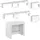 Dmora Dadamoni Konsolentisch 66 x 25 x 45 cm grau