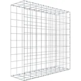 Gabiona C-Ring-Gabione-Anbaukorb Typ 2 100 x 100 x 30 cm Maschenw 10 x 10 cm