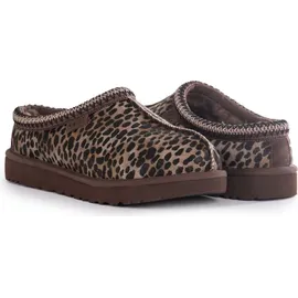 UGG Australia Tasman Clog Mule Leo-Muster Braun 41