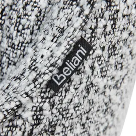 Beliani Esszimmerstuhl drehbar MARCELLUS Bouclé Schwarz / Weiß