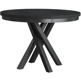 beautysofa Kris Ø 100–140 cm schwarz