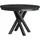 beautysofa Kris Ø 100–140 cm schwarz